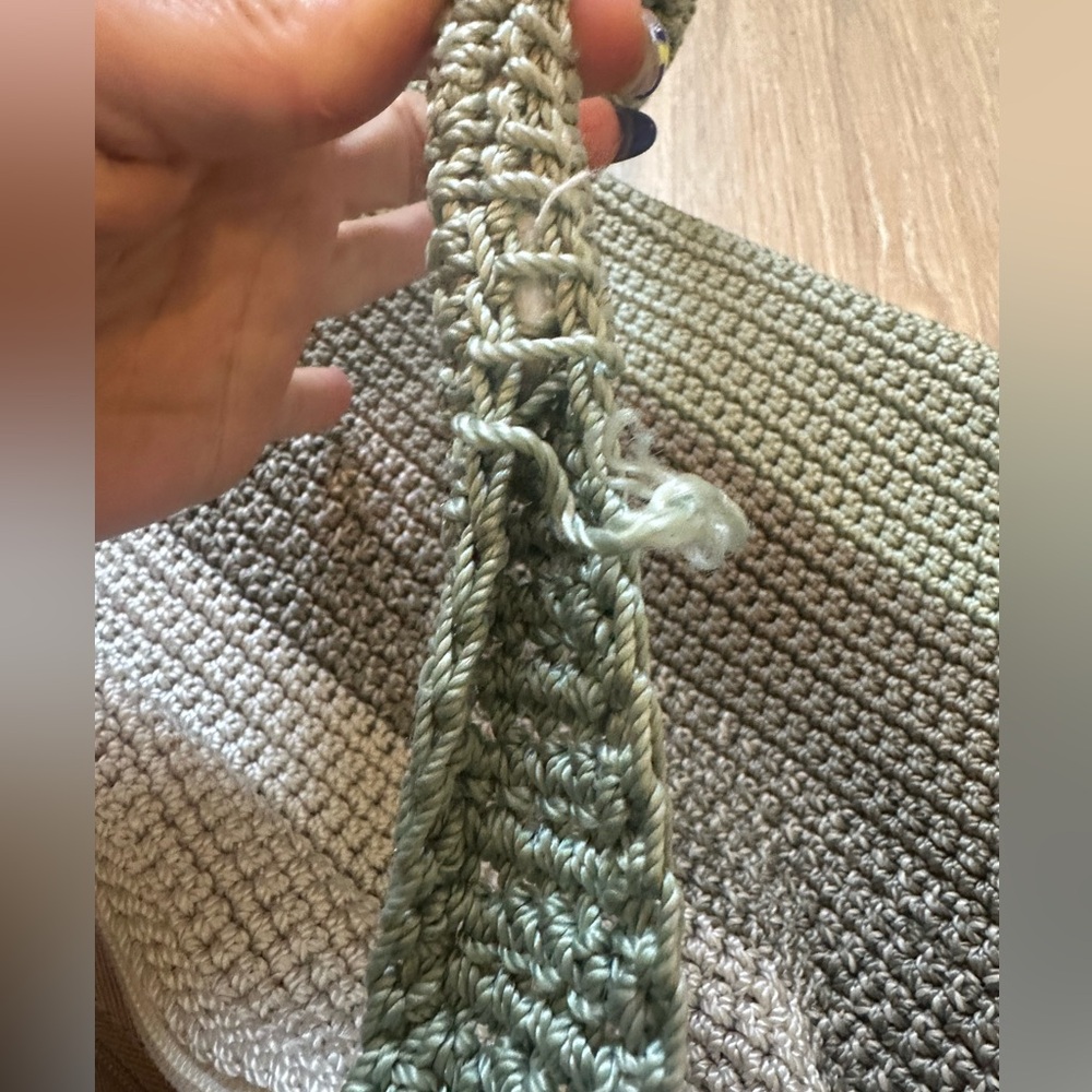 The Sak crochet double strap shoulder bag - Picture 6 of 7